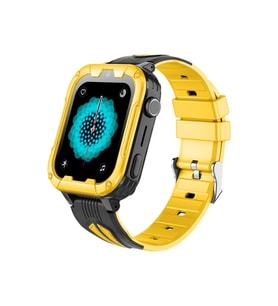 ZCWATCH V0922 S Profesyonel 4G AGPS Akıllı Çocuk ve Aile Saati, Mini Cep Telefonu (Siyah-Sarı)