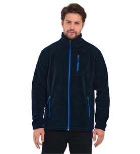 Erkek Polar Tam Fermuarlı 3 Cepli Outdoor Polar Ceket Tactical Flecee (Lacivert)