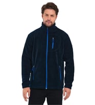 Erkek Polar Tam Fermuarlı 3 Cepli Outdoor Polar Ceket Tactical Flecee (Lacivert)
