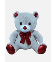 Gran Toys Papyonlu Peluş Ayı - 50CM (Kahverengi)