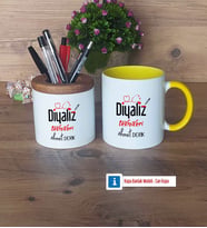 Diyaliz Teknikeri Kalemlik, Kupa Bardak T Kişiye Özel Hediye Diyaliz Teknikerine Hediye (Model 10)
