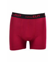 Tutku Elit 6 Adet Siyah Renk Modal Elastan Spor Boxer (Bordo)