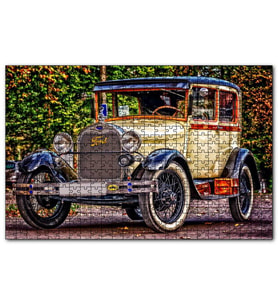 Cakapuzzle Krem Antika Ford Araba  Puzzle Yapboz MDF (Ahşap) (500 Parça)