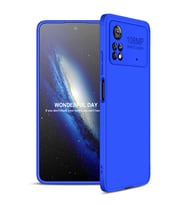 Xiaomi Poco X4 Pro 5G Kılıf Zore Ays Full Koruma Kılıf (Mavi)