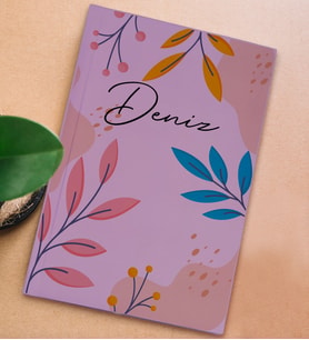 Kendin Tasarla Sert Kapaklı Defter-2 (Lila)
