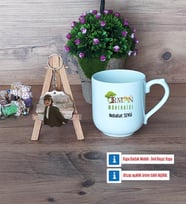 Orman Mühendisi Kupa Bardak Beyaz ve Fotoğraflı Ahşap Anahtarlık Hediye (Model 5)
