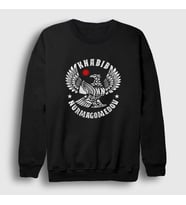 Presmono Unisex Beyaz Eagle V3 Ufc Khabib Nurmagomedov Sweatshirt 314389tt (Siyah)
