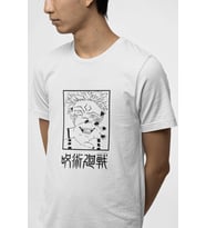 Jujutsu Kaisen Sukuna Hand Tişört  (Beyaz)