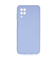 Samsung Galaxy A12 Kılıf Özel Orijinal Lansman Serisi, İçi Kadife, Pürüzsüz Yumuşak ve Mat TPU Silikon (Lila)