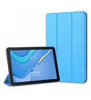 Microsonic Huawei MatePad SE Kılıf Slim Translucent Back Smart Cover Siyah (Mavi)