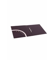 Evrak Sunum Firma Klasörü A4 Pvc 3 cm 2 Halkalı Double Color Ring Binder File 200 Yaprak Kapasiteli 27x32 cm (KAHVE)