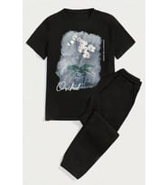 Unisex Orchid You 2'li Eşofman Takımı (Siyah)