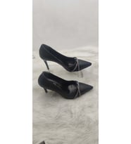 ÇİĞDEM BEYAZ ÖNÜ TAŞLI STİLETTO (BY STL S1A) - BEYAZ - 40 - ST02589-13116 (Siyah)
