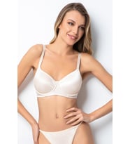 Miorre Balenli Minimizer Toparlayıcı Sütyen (Beyaz)