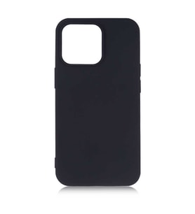 iPhone 13 Pro Kılıf Kamera Çıkıntılı Soft Silikon (Siyah)