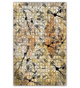 Cakapuzzle Zamanın Elleri Puzzle Yapboz MDF (Ahşap) (1000 Parça)