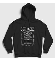 Presmono Unisex Gri Paradise Lana Del Rey Kapüşonlu Sweatshirt 156757tt (Siyah)
