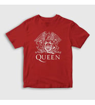 Presmono Unisex Çocuk Beyaz Zodiac Queen T-Shirt 103171tt (Kırmızı)