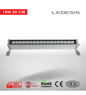Ledesis Wallwasher Duvar Boyama 50 Cm (18W) (Mavi)