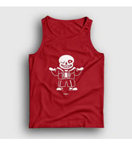 Presmono Unisex Haki Sans Undertale Atlet 32492tt (Kırmızı)