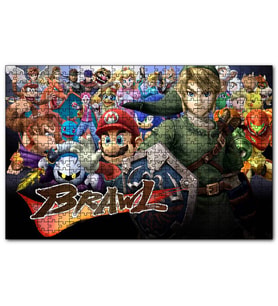 Cakapuzzle Brawlstars Tüm Karakterler Bir Arada  Puzzle Yapboz MDF (Ahşap) (500 Parça)