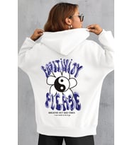 Unisex Positivity Sweatshirt (A.Beyaz)