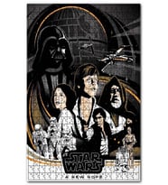 Cakapuzzle Star wars A New Hope Görseli Puzzle Yapboz MDF (Ahşap) (255 Parça)