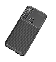Xiaomi Redmi Note 8T Kılıf Karbon Silikon Case (Siyah)