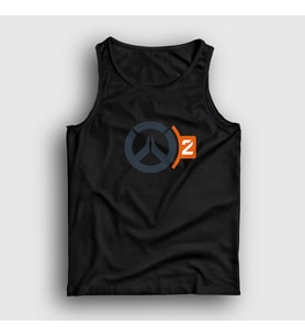 Presmono Unisex Beyaz Logo V2 Oyun Overwatch Atlet 361253tt (Siyah)