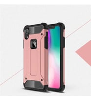 iPhone XR 6.1 Kılıf Crash Zırh Silikon Kılıf (Rose)