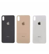 Apple İphone Xs Arka Kapak Batarya Pil Kapağı Laser Kesim Orjinal Kalite  (Siyah)