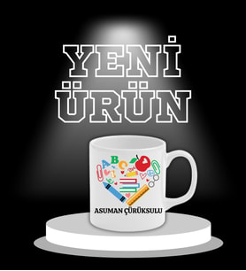 Öğretmenler Günü Özel Hediye Seramik Kupa Bardak (Beyaz)