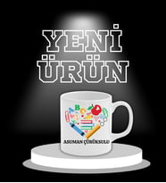 Öğretmenler Günü Özel Hediye Seramik Kupa Bardak (Beyaz)