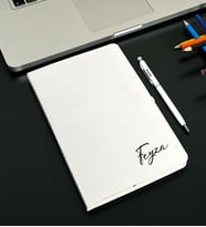 Kişiye Özel Defter Kalem (Beyaz)