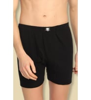 Tutku 111 Paçalı Arjantin Ribana Erkek Külot Boxer (Siyah)
