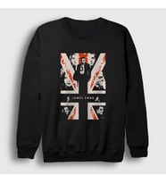 Presmono Unisex Beyaz Daniel Craig Film James Bond Sweatshirt 257621tt (Siyah)