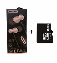 Platoon MS-T5 16 GB Hafıza Kartı Hediyeli Bluetooth Kulaklık MP3 Çalar (Rose)