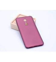 Xiaomi Redmi 5 Plus Kılıf Soft Mat Premier Case (Mürdüm)