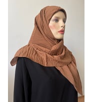 Moda Kaşmir Safir Soft Kadın Eşarp (Kahverengi)