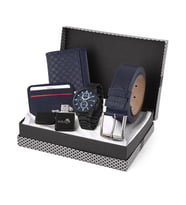 Polo Air Erkek Kol Saati Kemer Cüzdan Kartlık Çakmak Hediyelik Kutusunda PL-0668E (Lacivert-Siyah)