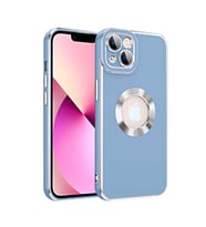 Apple iPhone 13 Kılıf Zore Kongo Renkli Şık Tasarım Kılıf (Mavi)