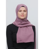 Caz Pamuk Tesettür Şal (Koyu Pembe)