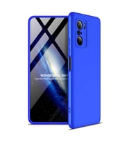 Xiaomi Redmi K40 Kılıf Zore Ays Full Koruma Kılıf (Mavi)