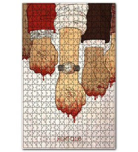 Cakapuzzle Charlie Chaplin-Dövüş Kulübü Görseli Puzzle Yapboz MDF (Ahşap) (500 Parça)