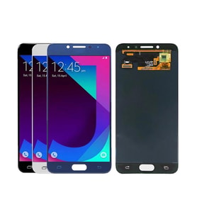 Samsung Galaxy C5 Pro C5010 ile Uyumlu Oled Ekran Dokunmatik (Altın)