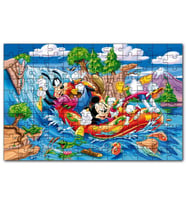 Cakapuzzle Mickey Mouse Donald Duck ile Yaz Maceraları Puzzle Yapboz MDF (Ahşap) (255 Parça)