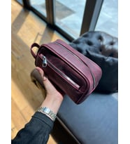 Vineda 5696 Hakiki Deri Erkek Çanta Tiguan (Bordo)