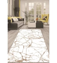 Dijital Kaymaz Taban Yıkanabilir Modern Renkli Salon Halısı Mutfak Halısı Yolluk ND-HT-415 (Vizon)
