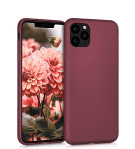 Microsonic Matte Silicone Apple iPhone 11 Pro Max (6.5'') Kılıf (Mor)