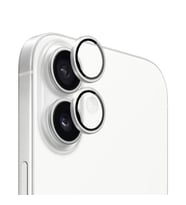 Microsonic Apple iPhone 16 Plus Tekli Kamera Lens Koruma Camı Yeşil (Gümüş)